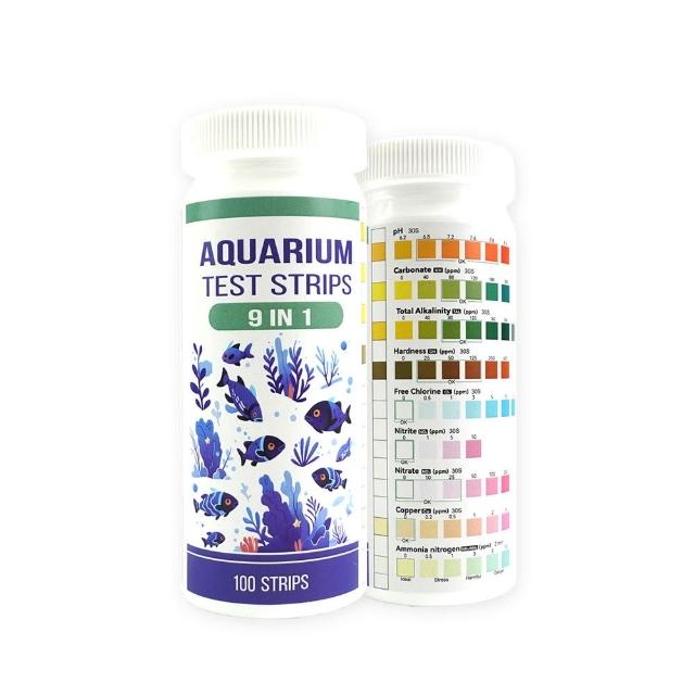 氨氮亞硝酸鹽 測水質 多功能水質測試 水族箱水質檢測紙0 魚缸試紙 試紙 測試紙 185-TS950