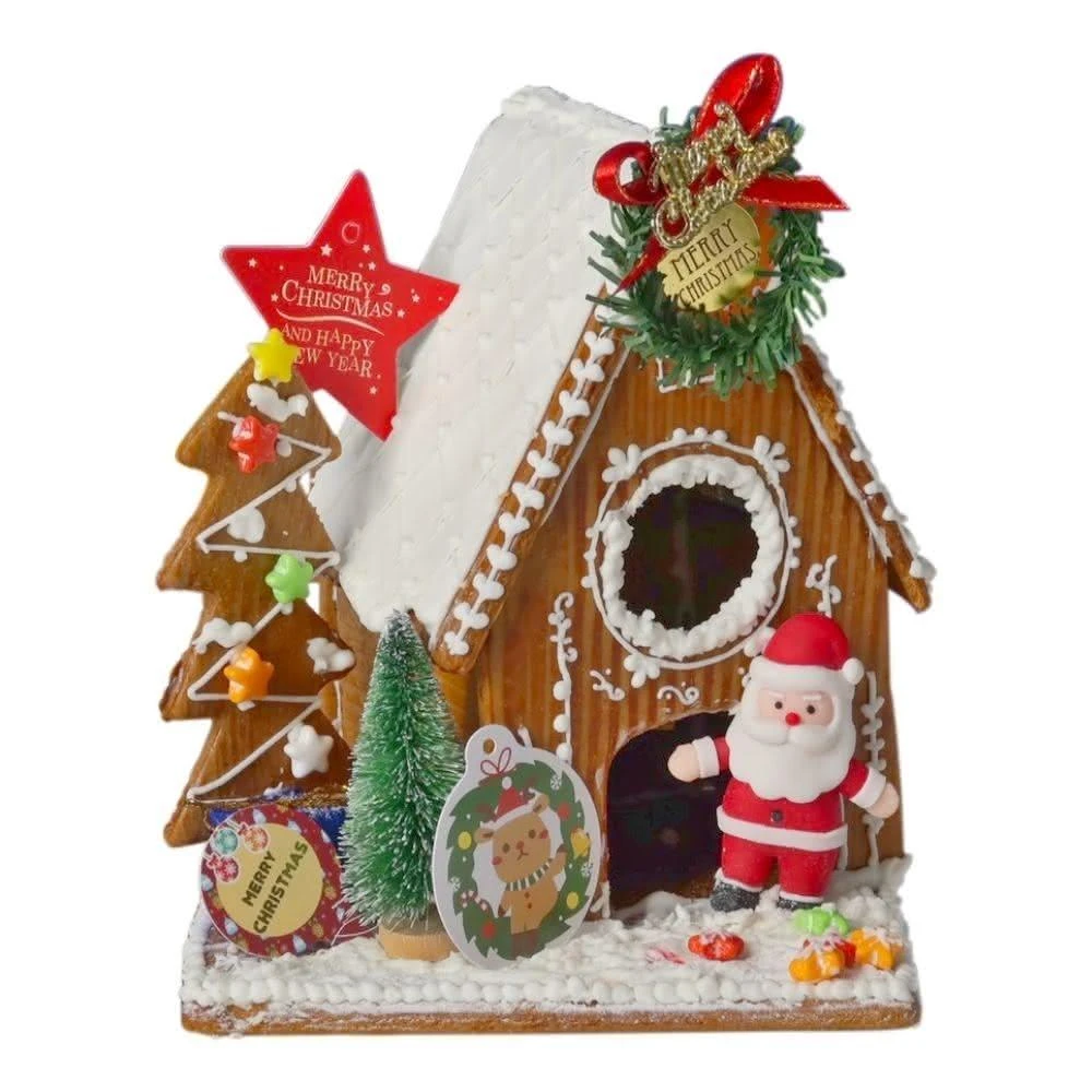 【米林香】聖誕薑餅屋DIY材料包 全配附餅乾 糖霜房屋 薑餅房子  薑餅屋套件 薑餅屋材料 DIY薑餅屋 團隊建設活動園遊會