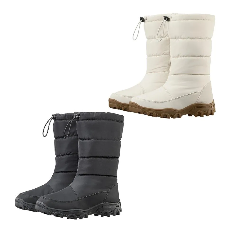 【ATUNAS 歐都納】女鞋 雪地漫步防水高筒靴 雪靴 刷毛 內側拉鍊 A1GCGZ06W