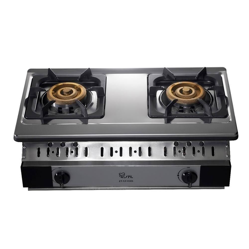 【喜特麗】喜特麗 JTL JT-GU268S 雙口嵌入爐 正三環 崁入爐 (含基本安裝)