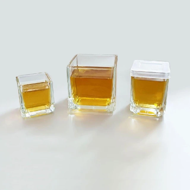 台灣製 75/120/300ml 方型玻璃杯 方杯 奶酪杯 四方杯 四角杯 布丁杯 燭台杯 方形杯