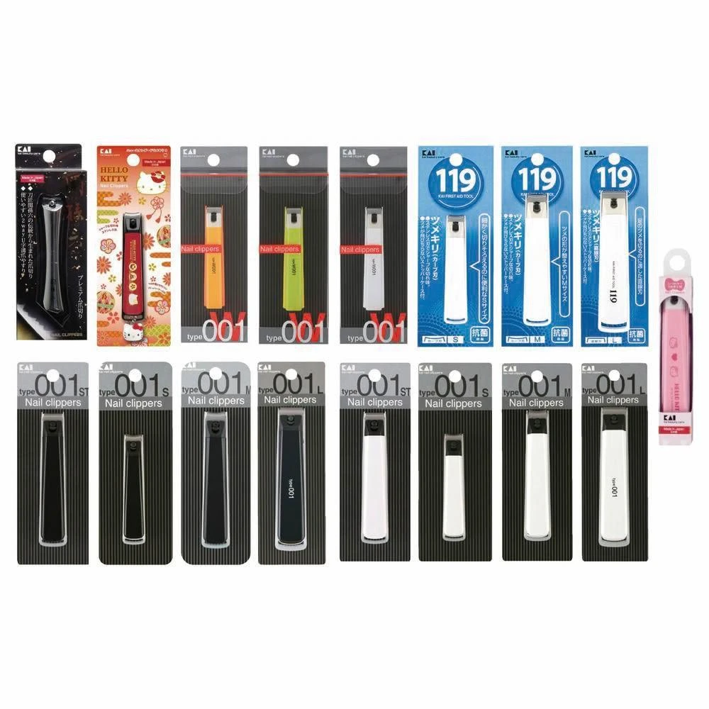 【KAI 貝印】日本 指甲剪 119系列 & type001 指甲刀 剪指甲 指甲 防噴濺 修剪刀