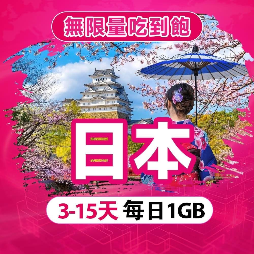 【SCT】日本網卡無限流量吃到飽 每天1GB無限Sim卡手機上網卡 DOCOMO KDDI 東京 北海道 仙台網路卡