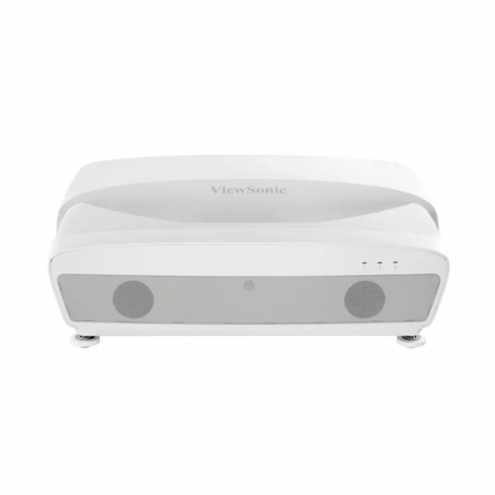 ViewSonic 優派 LS831WU 商務雷射投影機，採用 4500 ANSI 流明高亮度與 3000000:1 超高對比，提供 WUXGA (1920x1200) 解析度，支援 4K 輸入。短焦投射比例 0.252，僅需 0.21m 距離即可投射 100 吋畫面，適合會議室或小空間使用。雷射光源壽命長達 20,000 小時，內建喇叭，白色外型輕巧僅 9.9kg，三年保固（需註冊）。完美相容 VGA 到 4K 訊源，HDTV 支援 480i 至 1080p。