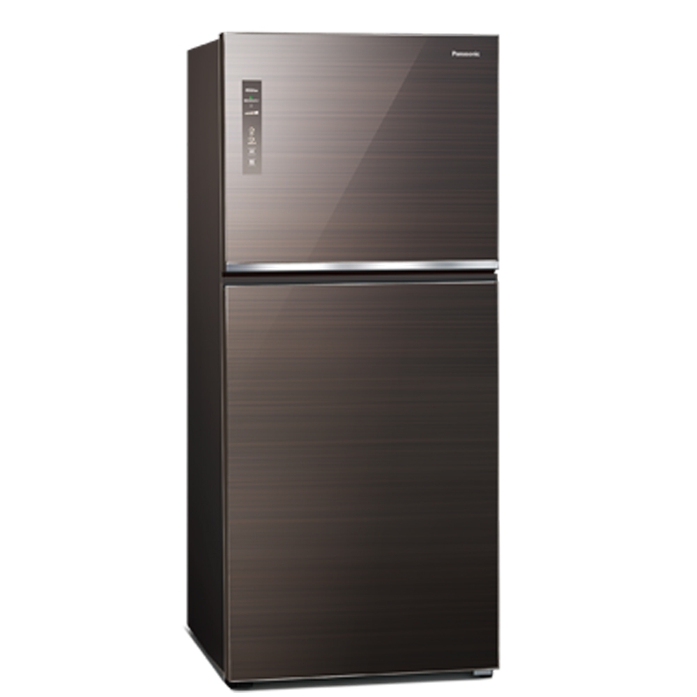 【Panasonic 國際牌】原廠控價~問問有優惠價 NR-B651TG-T 650公升玻璃雙門變頻冰箱曜石棕(含基本安裝)