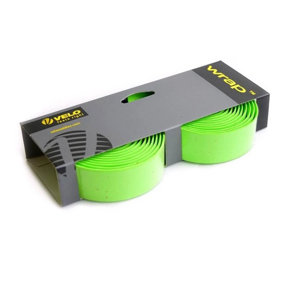 【VELO】VELO wrap EVA 綠色點點 車把手帶｜一車份 附尾塞 吸震 海綿把帶 輕量 公路車 單速車
