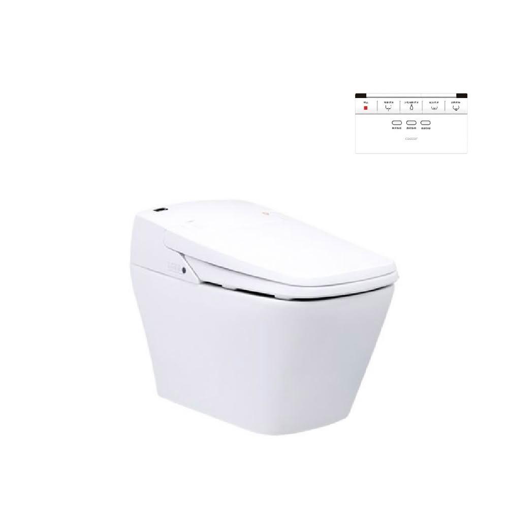 【CAESAR 凱撒衛浴】【洗樂適衛浴-台中沙鹿中港店】智慧馬桶 自動沖水 管距30公分 噴虹吸龍捲式CA1380(除熱式..坐式馬桶)