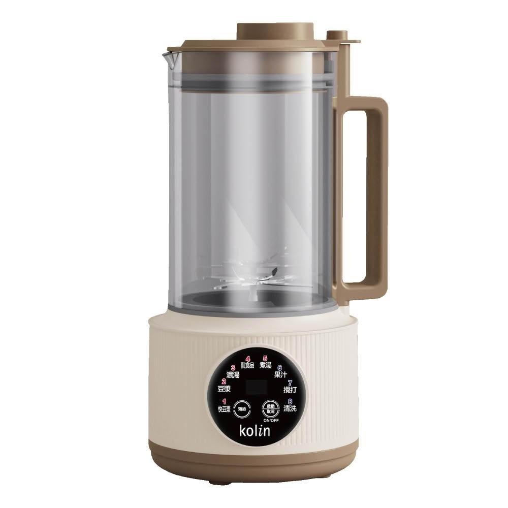 Kolin 歌林 KJE-HC07 專業型調理機，採用高硼砂玻璃內部材質，耐高溫耐用，容量1-2L 適閤家庭使用。高速回轉15000-20000 RPM，搭配500-600W 消耗功率及加熱功能，輕鬆製作果汁、蔬果泥。尺寸170*155*320mm，重量1617g，110V 電壓，配件包含清潔刷、調理杯、電源線及長柄杯刷。產地中國，享有1年保固及 BSMI 許可字號 R3E927，專業調理好幫手！