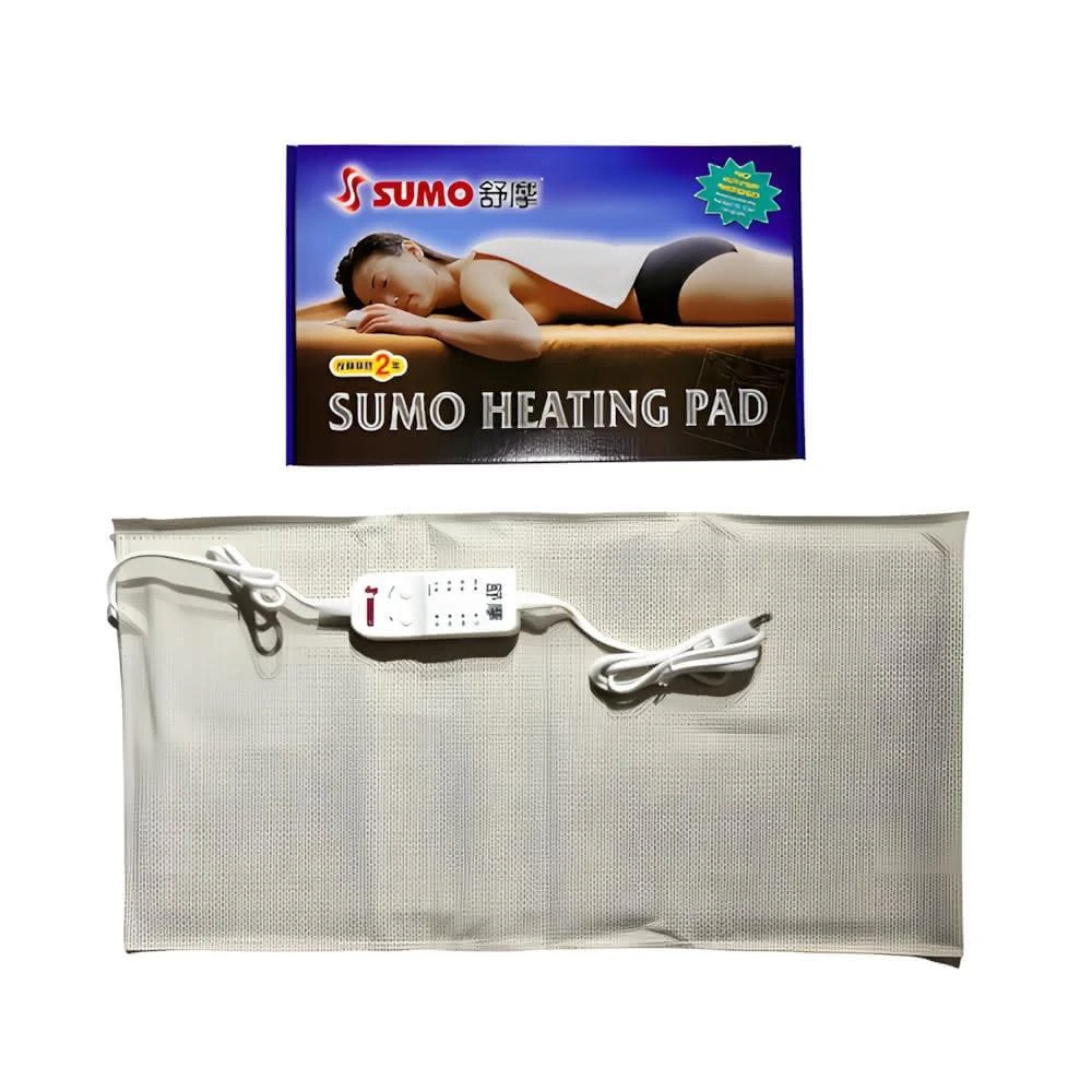 【SUMO 舒摩】熱敷墊14X27英吋 35X67公分 大片腰背用 主機*1+布套*1熱敷墊 舒摩熱敷墊