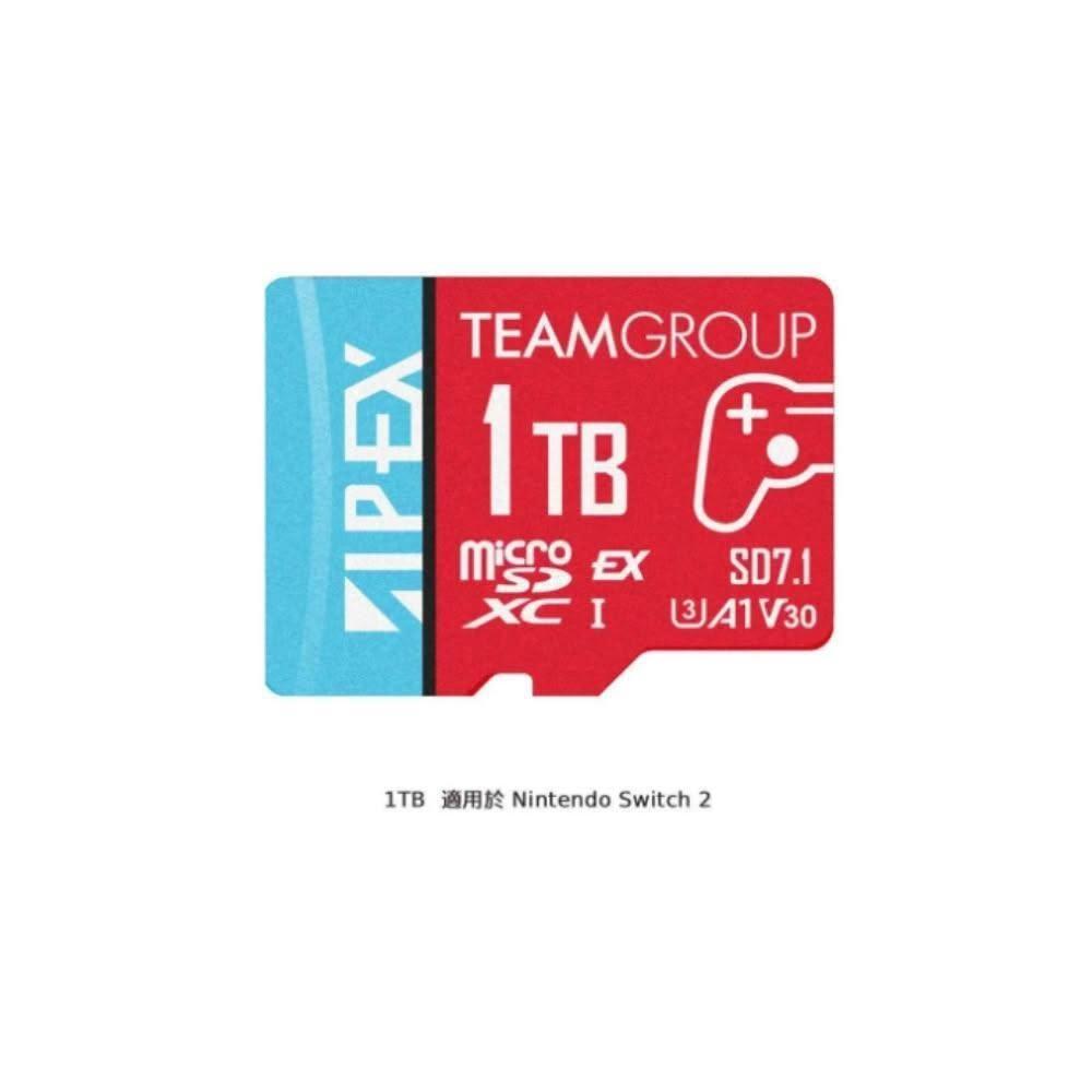 【Team 十銓】APEX SD7.1 MicroSD Express 記憶卡 1TB NS2適用