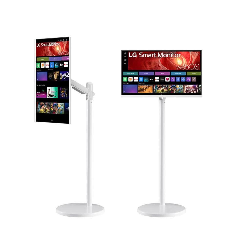 【LG 樂金】27型 HoMIE機 Lite Pro 移動式智慧聯網螢幕組｜單純配送