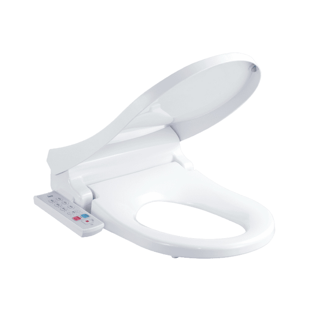 AF890 是 HCG 和成推出的免治馬桶座，採用防汙樹酯材質，具備前後洗淨功能，不鏽鋼雙噴嘴設計，內建 LED 夜燈與記憶功能，提供 4 段溫控暖座，適合 470mm 馬桶蓋，提升衛浴舒適與衛生。