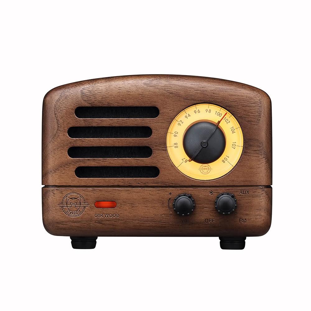 【MUZEN】OTR經典復刻藍牙音響收音機-經典版-胡桃木【福利品B級】