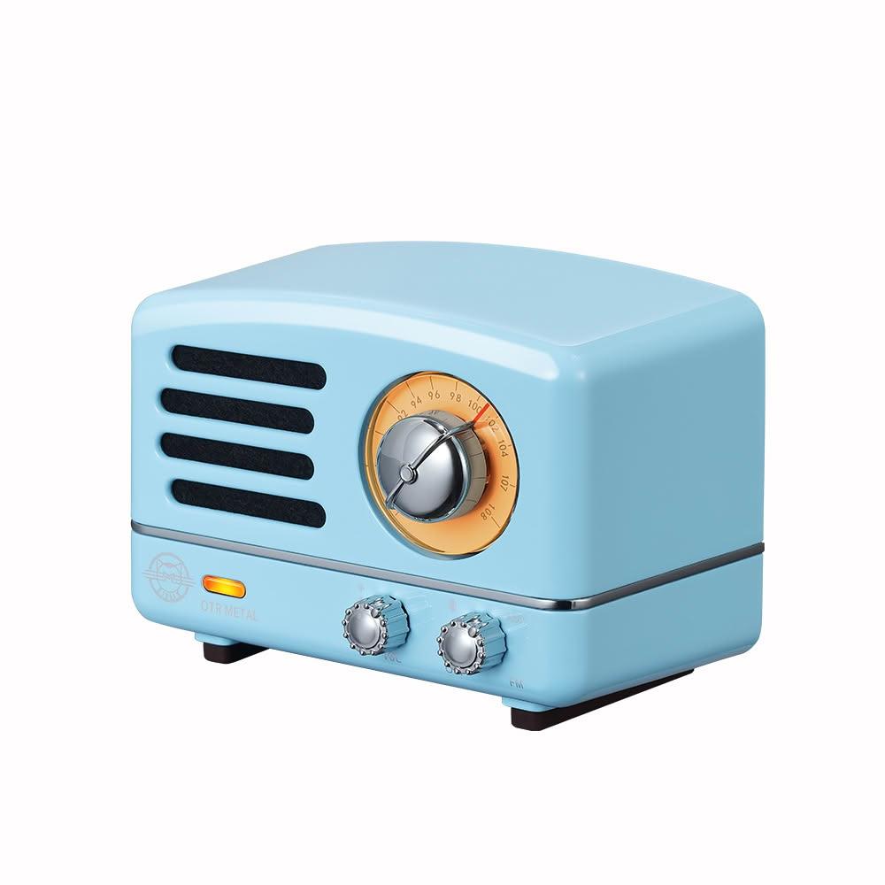 【MUZEN】OTR經典復刻藍牙音響收音機 經典版 -希臘藍 【福利品A級】