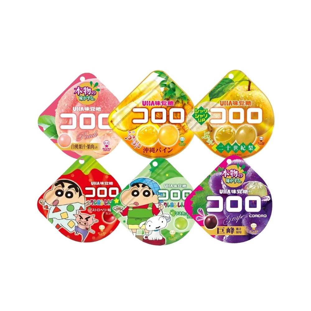 【UHA 味覺糖】日本 UHA 味覺糖 Cororo 果汁軟糖 (酷露露 Q糖 可洛洛 軟糖 沖繩鳳梨 水梨)