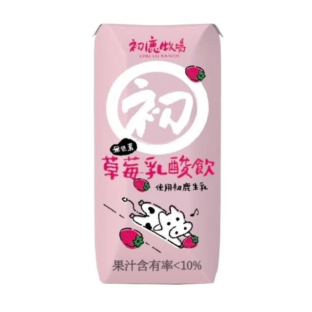 【初鹿牧場】初鹿牧場 草莓乳酸飲200ml
