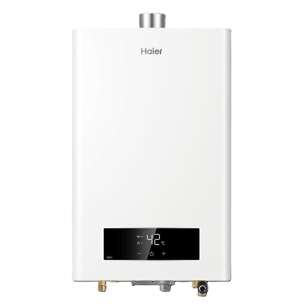 【Haier 海爾】JSQ34-16DC3 智能恆溫熱水器 (含標準安裝)|屋內型|16公升|天然氣|強制排氣|3段火排|數位恆溫|