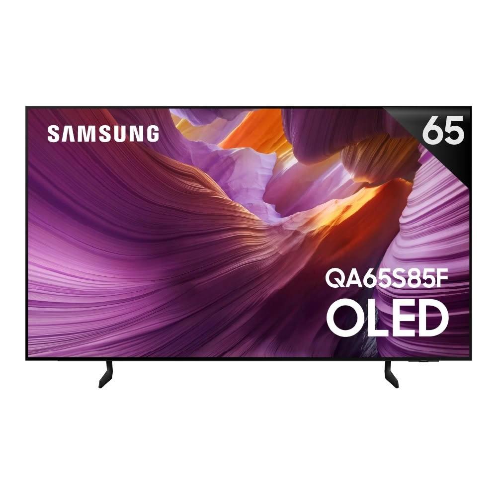 【Samsung 三星】QA65S90FAEXZW 65型 4K OLED AI智慧顯示器｜含壁掛安裝+架子