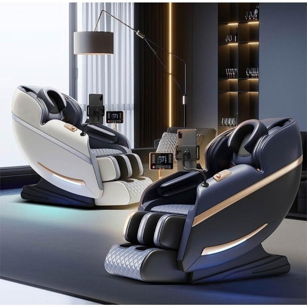 ZAIKU 宅造印象按摩椅 SL 專為現代居家設計，搭載先進智慧 AI 按摩系統，提供全身深度按摩，精準針對肩頸、腰椎等部位舒緩疲勞。採用柔軟人體工學材質，支援多種按摩模式操作，輕鬆消除上班族與長者日常壓力，提升生活品質。適合忙碌族群在家享受專業級按摩體驗，打造專屬放鬆空間，讓您遠離肩頸腰椎不適，擁有舒適居家生活。ZAIKU 按摩椅 SL 結合 AI 科技與人體工學，成為最佳肩頸腰椎按摩解決方案。