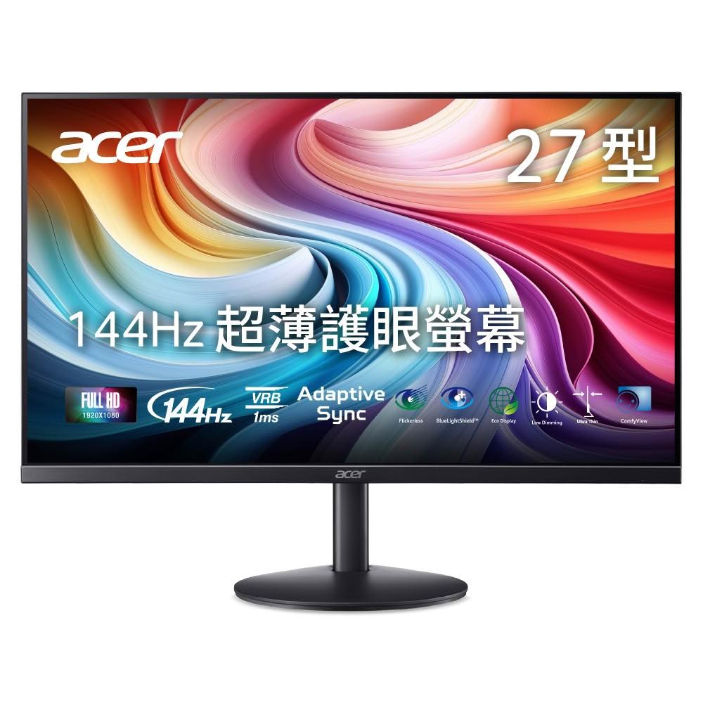 【Acer 宏碁】SA273 P1b 27型 144Hz IPS 護眼螢幕