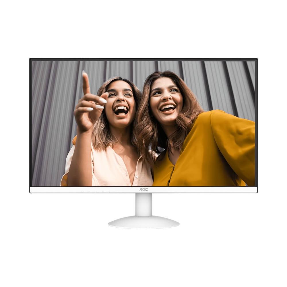  AOC 27B30H 27吋 IPS 面板顯示器，提供 1920x1080 全高畫質解析度與 100Hz 更新頻率，1ms 超快反應時間，適合辦公、追劇與學生使用。擁有 178° 廣視角、抗藍光與零閃屏護眼功能，窄邊框超薄設計，支援 HDMI 與 VGA 輸入，VESA 壁掛相容，三年保固，CP 值高達辦公與娛樂需求。 