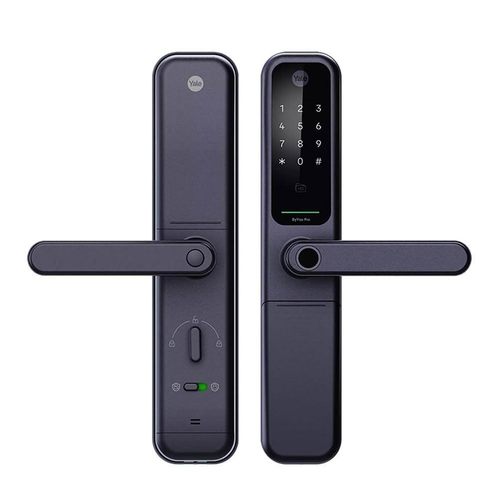 【Yale 耶魯】ByYou Pro  指紋/卡片/密碼/鑰匙/藍芽/Wifi電子鎖 (原廠公司貨/含基本安裝)