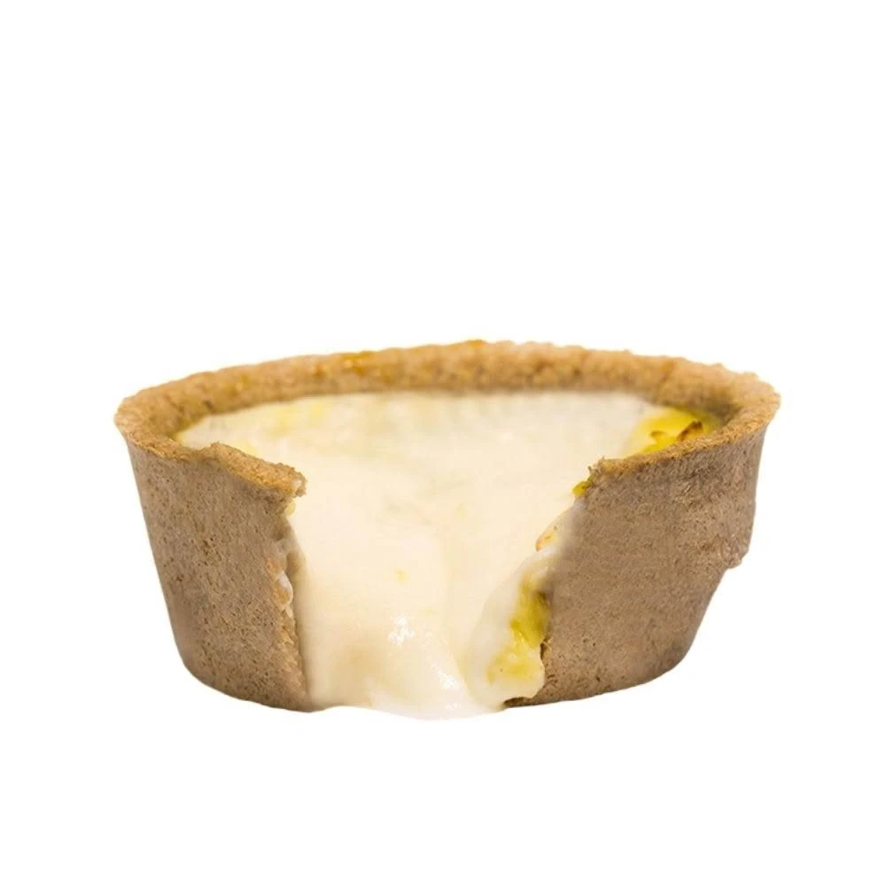 【米林香】無麵粉麥麩皮半熟起士塔 冷凍出貨 一顆116大卡|淨碳2.6g 無澱粉無蔗糖 飽足感主食 月餅 甜點 流漿蛋塔