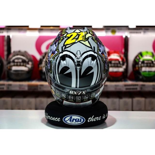 セキュリティ・セーフティ Arai RX-7X NAKASUGA4 L Arai】RX-7X NAKASUGA 4 大眼睛中須賀克行全罩安全帽公司貨