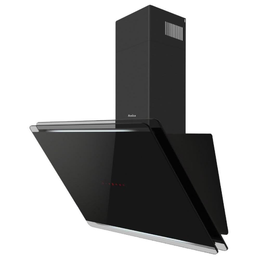 【Amica】XQ-90C95GTB TW 壁掛式手勢控制抽油煙機 立體環吸抽風系統 玻璃 觸控面板 排油煙機