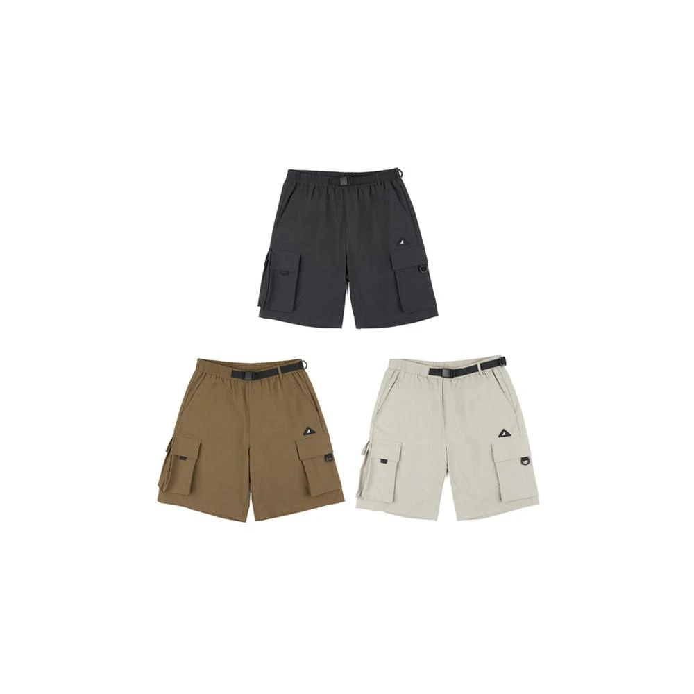 【KANGOL】KANGOL 短褲 深灰 淺灰 卡其綠 多口袋 工裝 風短褲 中性 64251520-