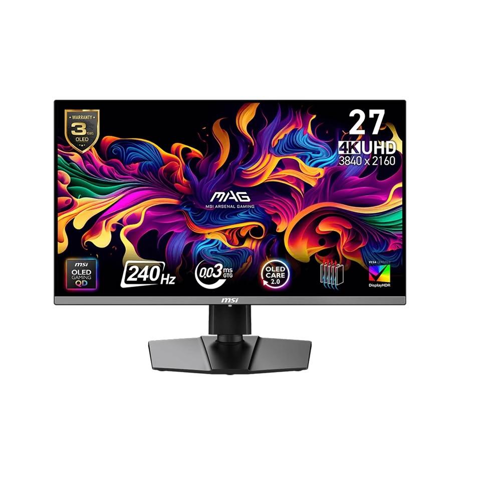 MSI 微星 MAG 272UP QD-OLED X24 電競螢幕 27吋 240Hz 4k 0.03ms HDR