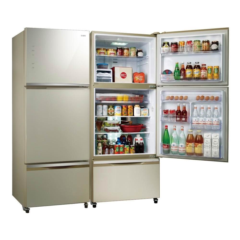 聲寶 SAMPO SR-P53GDV 雙門冰箱，容量53L，採用先進省電技術，每日耗電僅數度，完美適合單人或小家庭使用。內部空間利用率高，冷凍效果持久，靜音運作不擾人。簡約時尚外觀，易清潔保養，支援多項安全保護，品質保證。立即升級您的廚房儲鮮體驗，選聲寶冰箱，享高效便利！