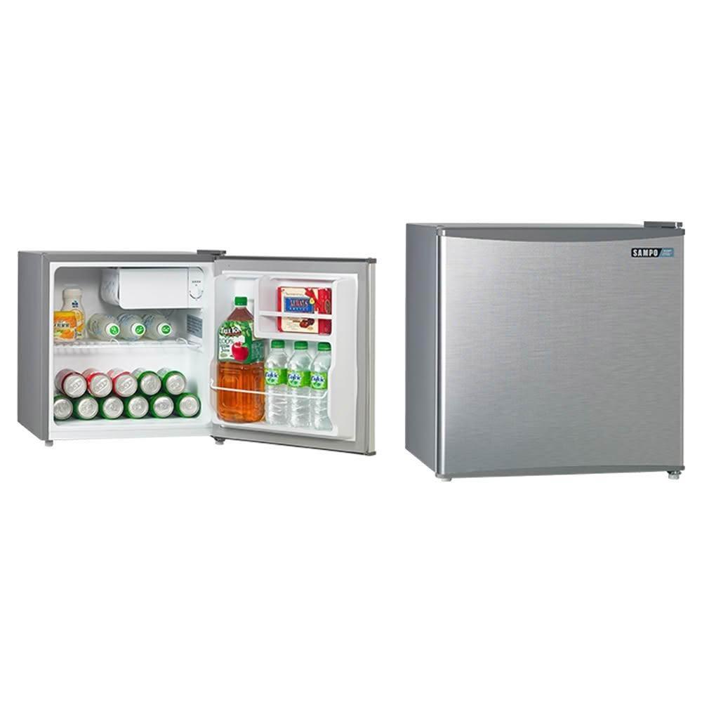 【SAMPO 聲寶】( SR-C05 ) 47公升 獨享單門冰箱 -髮絲銀
