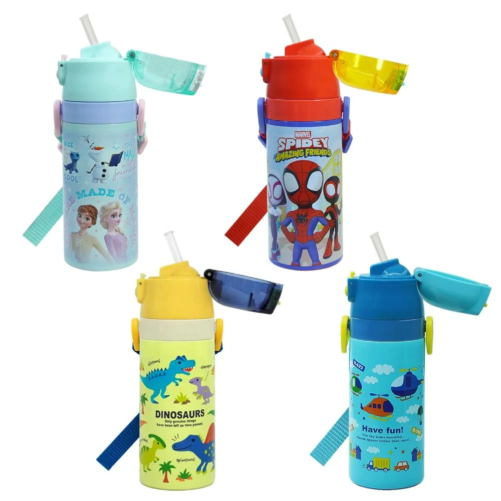 【Skater】吸管不鏽鋼保溫水壺400ml(多款可選)吸管水壺 麗兒采家