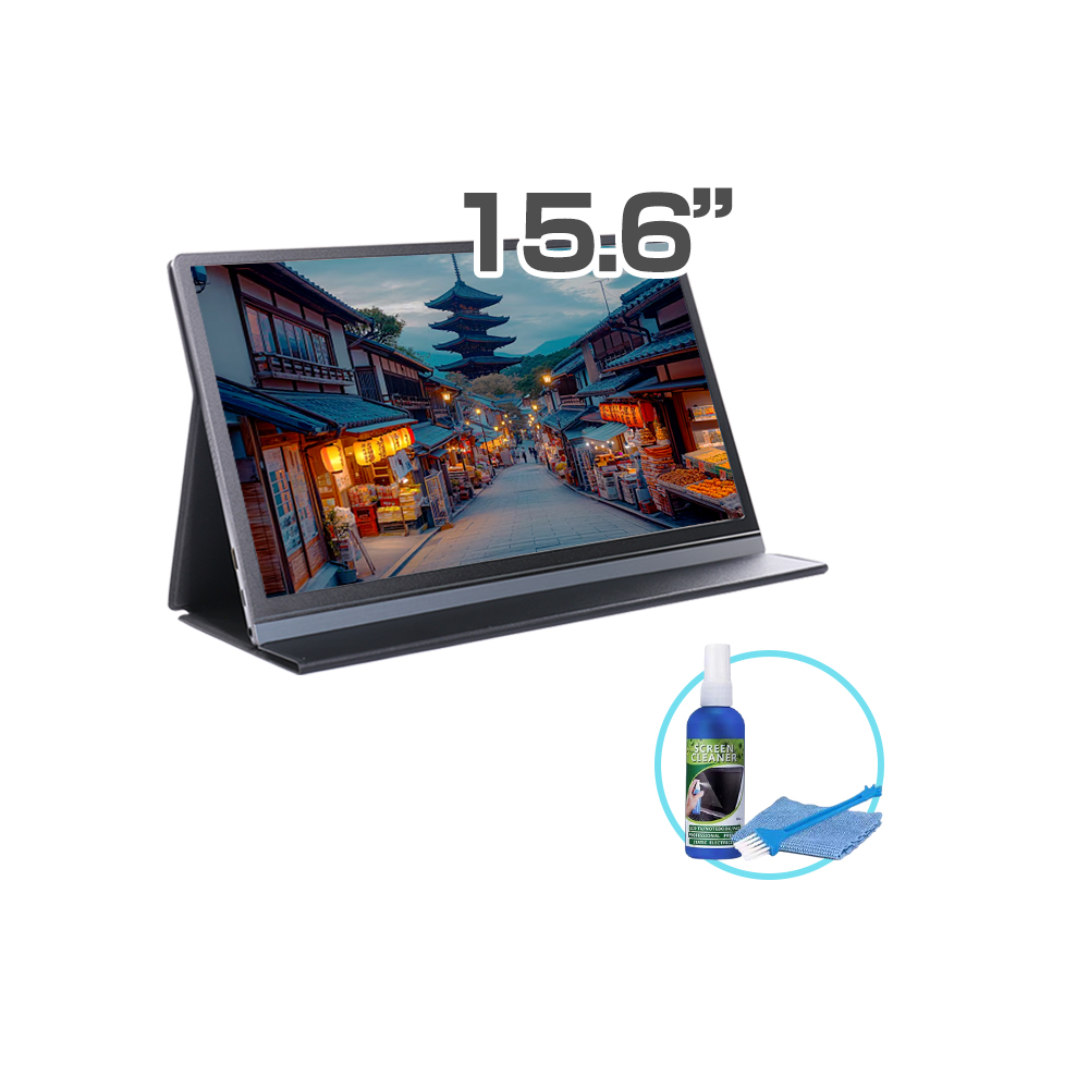 【REAICE】【贈螢幕清潔三件組】日本Winten 15.6吋IPS超薄型可攜式外接螢幕 (Switch主機外接螢幕/Type C）