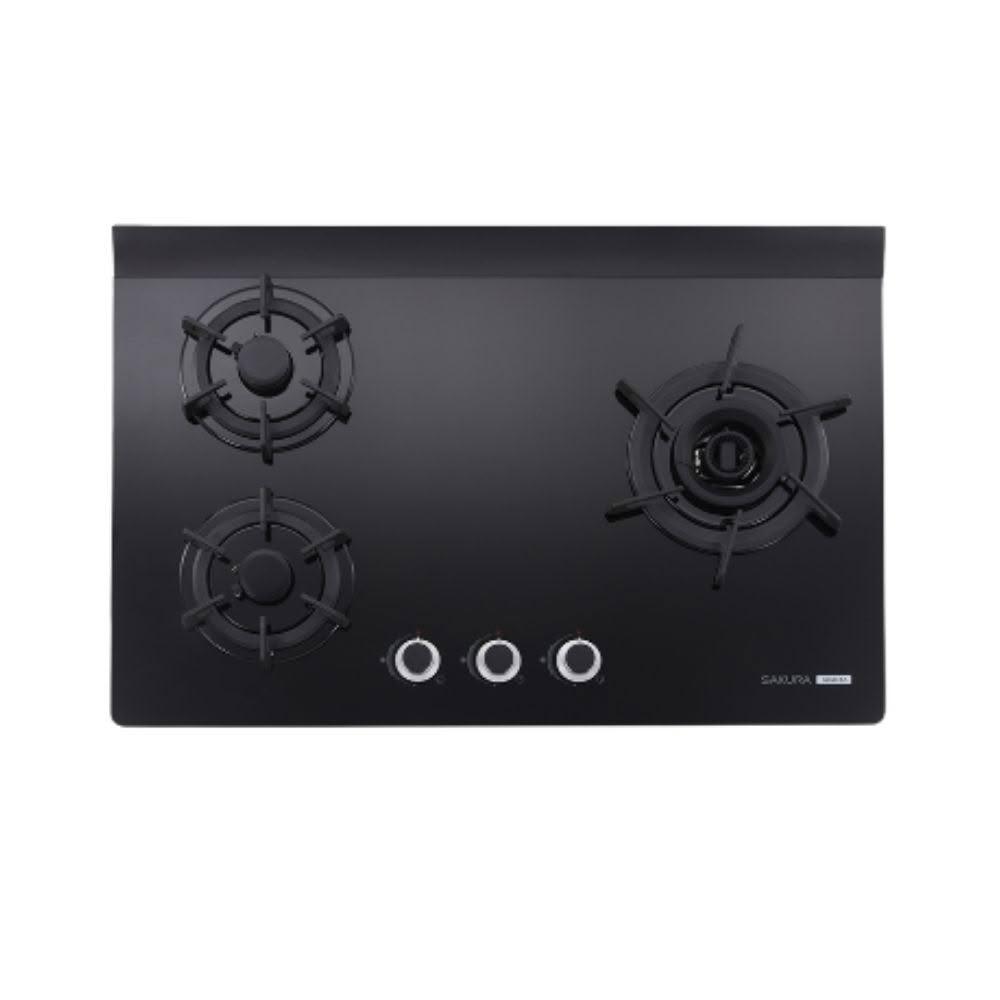 【SAKURA 櫻花】櫻花 G2932AG 三口雙炫火玻璃檯面爐｜含標準安裝｜一級能效・強火快炒｜三口瓦斯爐