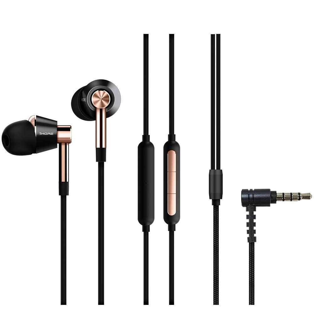 【1MORE】【1MORE】三單元圈鐵入耳式有線耳機／E1001