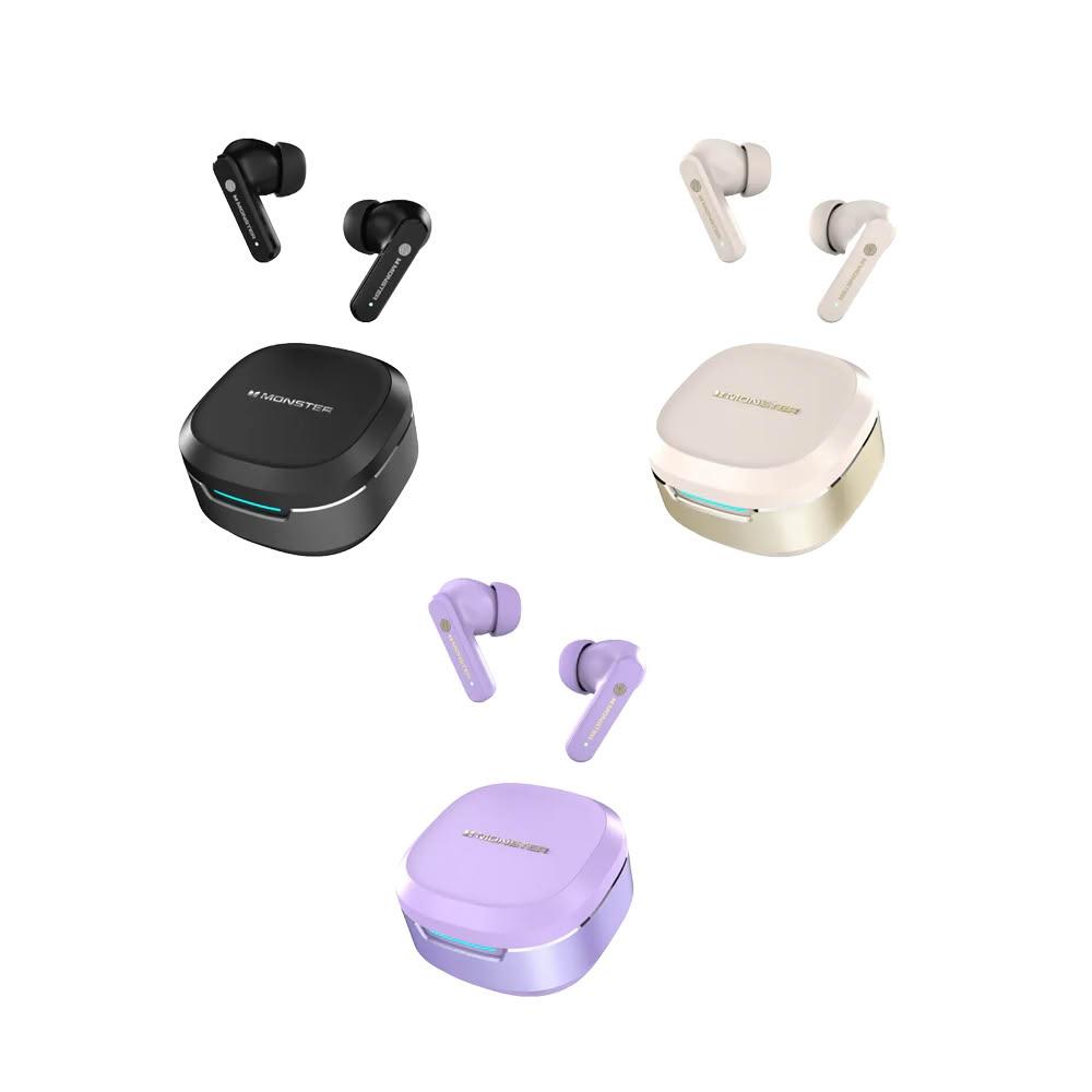 【MONSTER 魔聲】Hybrid六麥主動式降噪藍牙耳機 MON-QM10