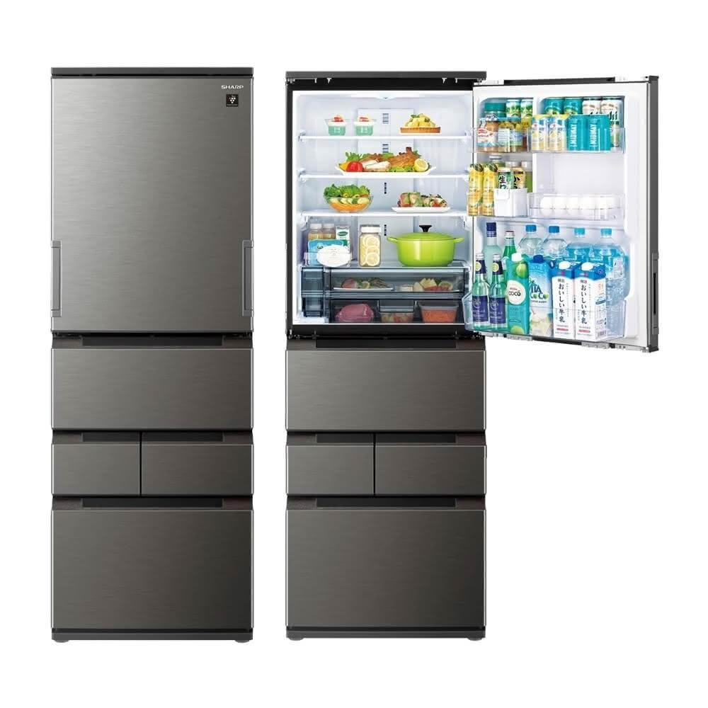 【SHARP 夏普】( SJ-MW51KT-H ) 504L 變頻自動除菌離子左右開任意門五門冰箱 -尊爵灰《送基本安裝、舊機回收》