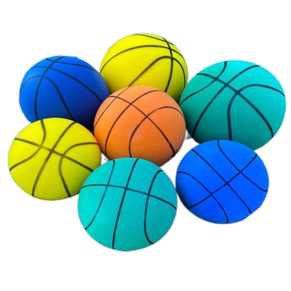 🌟全館現貨❤️愛卡樂賣場❤️ 靜音籃球 無聲籃球 靜音球 室內籃球 兒童籃球