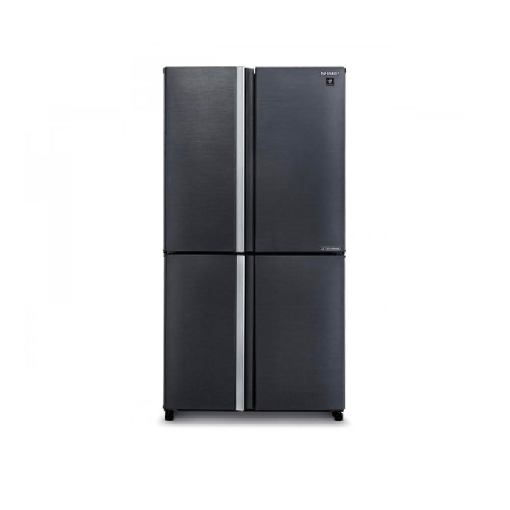 【SHARP 夏普】528L 自動除菌離子 變頻四門對開冰箱 SJ-DF53F-SL 曜岩灰 台灣公司貨