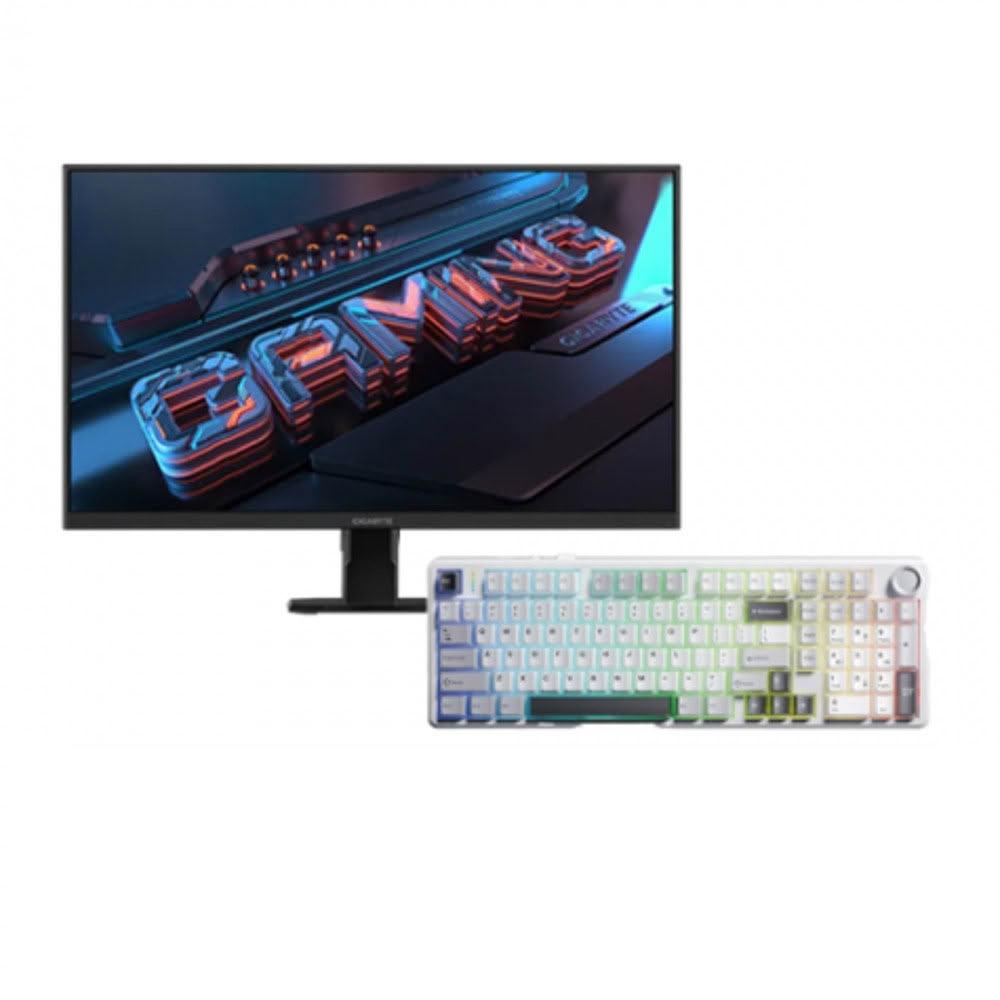 【GIGABYTE 技嘉】【破盤價】【27型】GIGABYTE GS27FA 電競螢幕+狼蛛 AULA F99pro 暗夜國度(加碼送滑鼠)