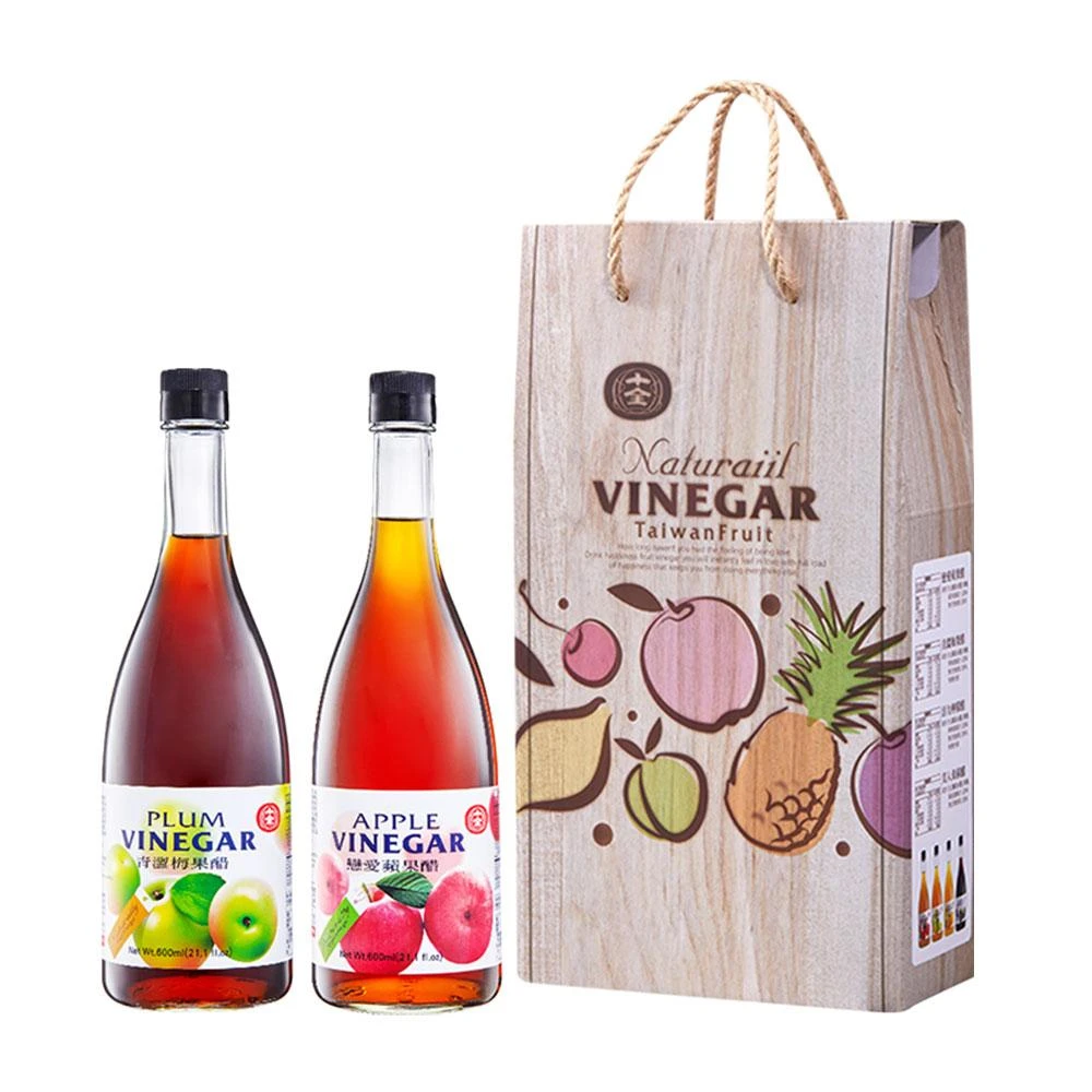 【十全】濃縮果醋禮盒X2瓶/組(青梅+蘋果)