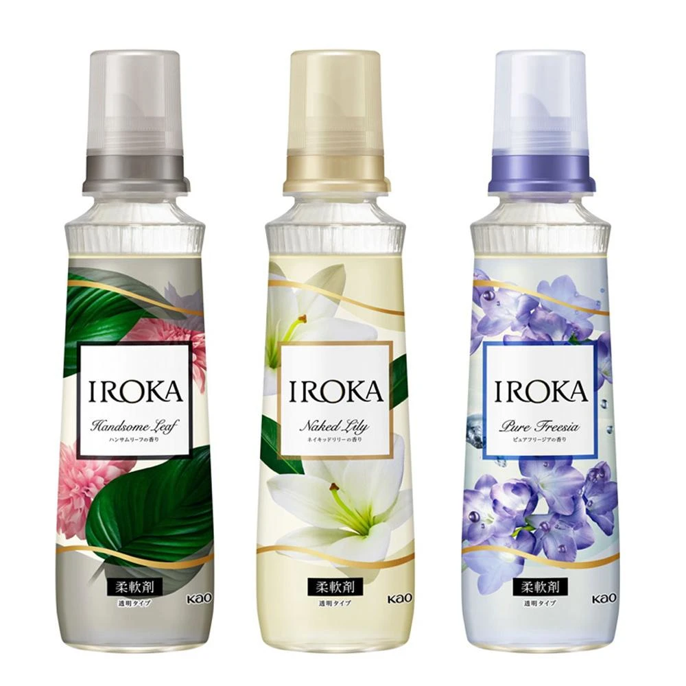 【Kao 花王】日本 IROKA 衣物柔軟精 柔軟劑 衣服柔軟精 補充包 香氛柔軟精