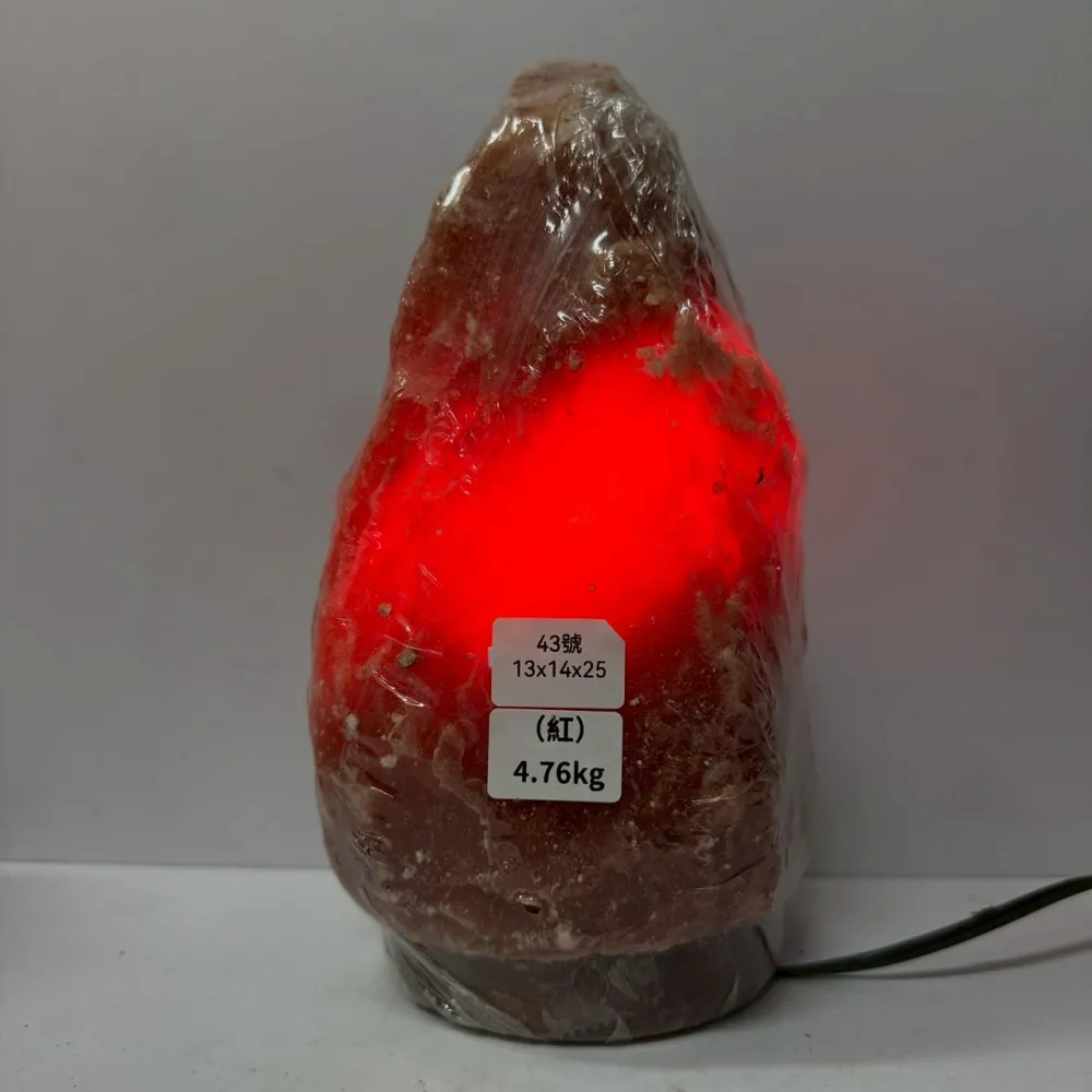 千奇國際精品】天然鴿血紅鹽燈43號4.76kg 限量現貨鴿血紅鹽燈鴿血紅鹽礦鹽燈鴿血紅送禮