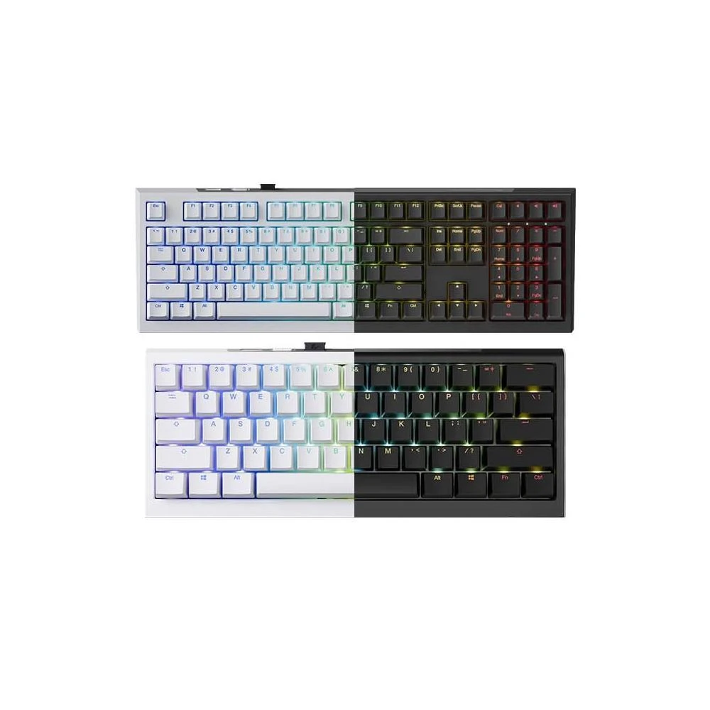 【Ducky】One X 100% & MINI 60% WIRELESS 無線 機械式鍵盤 英刻 電感軸 三模 PBT鍵帽