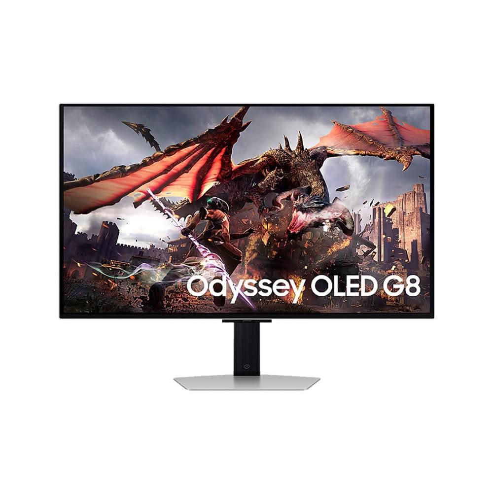 【Samsung 三星】Odyssey G8 S32DG802SC 平面電競顯示器(OLED/240Hz/智慧電視/AI 動態捕捉技術)