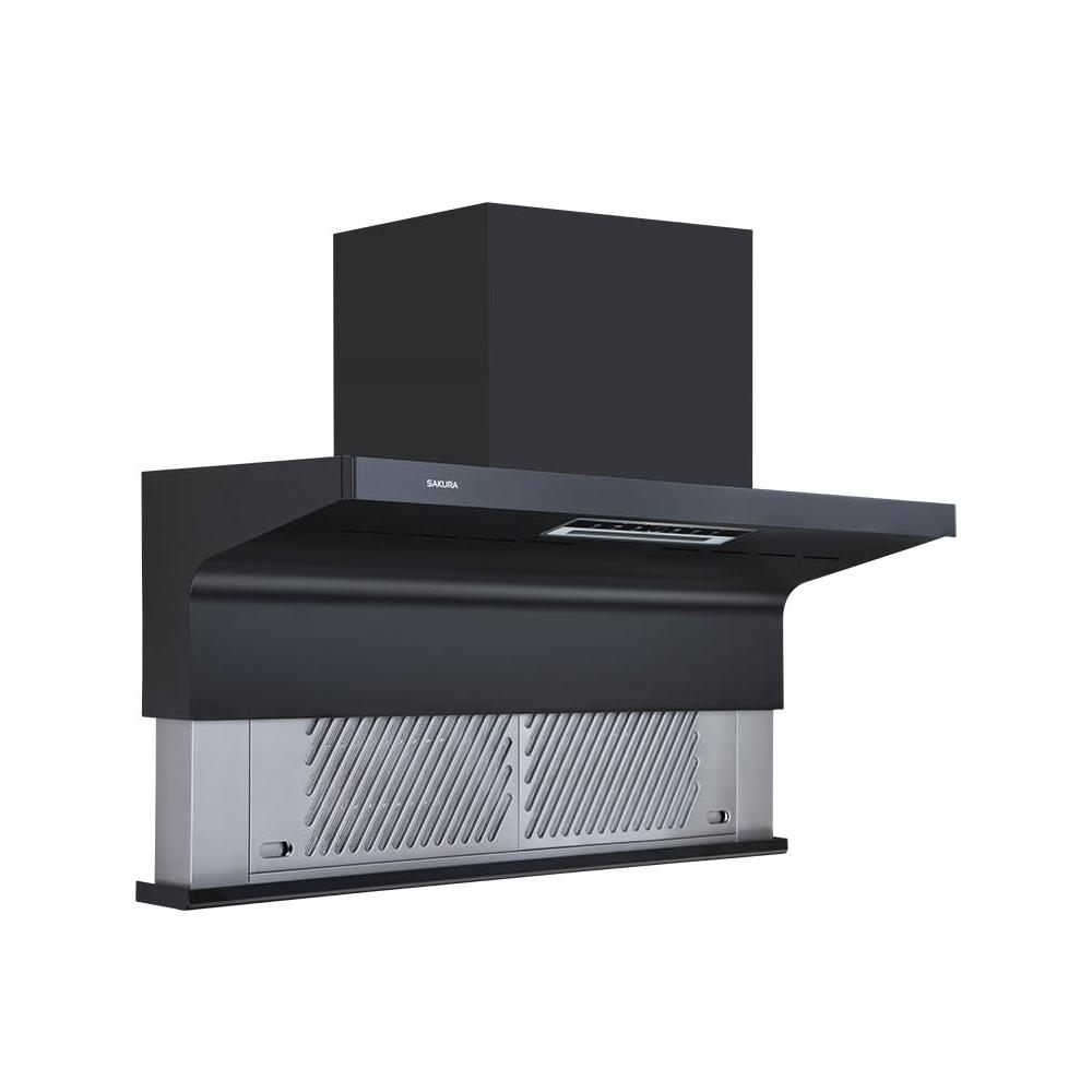 【SAKURA 櫻花】DR7396 L/XL 半隱藏近吸除油煙機-渦輪變頻 進煙口自動下降 AI智能風控