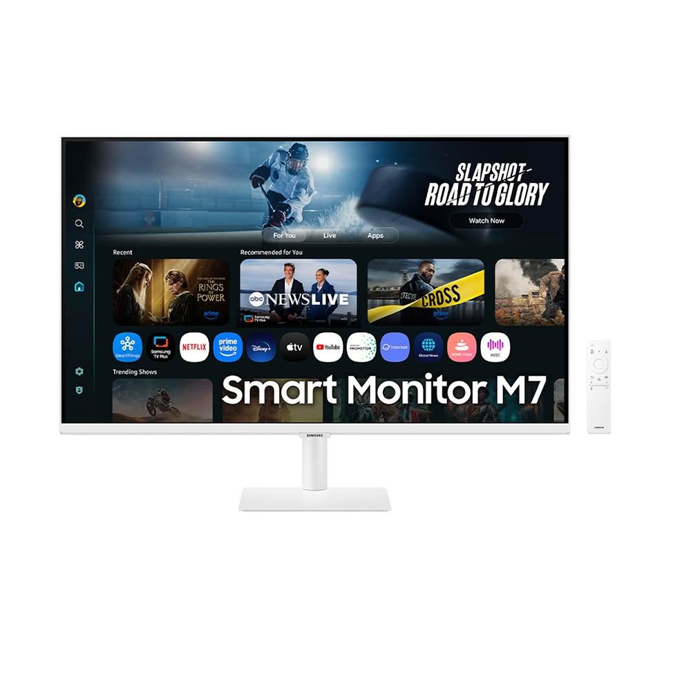 【Samsung 三星】SAMSUNG 三星 S32FM703UC 電腦螢幕 32吋 60Hz 4k 4ms 內建喇叭 白色螢幕 智慧螢幕