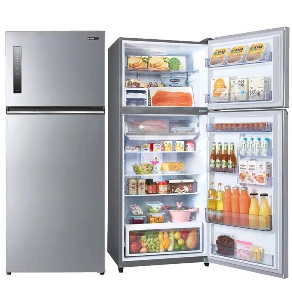 【SAMPO 聲寶】535公升 一級能效 極光鈦銅板系列 變頻雙門冰箱 SR-C53D-S9